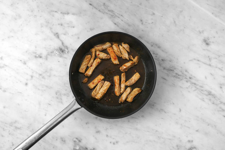 Cook the tofu