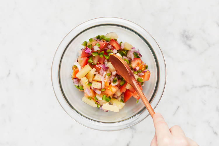 Make Salsa & Warm Tortillas