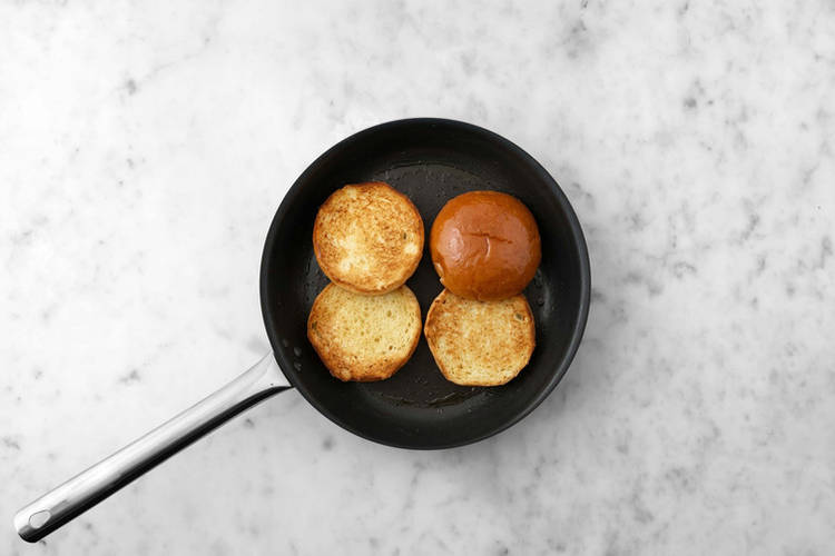 Heat the buns
