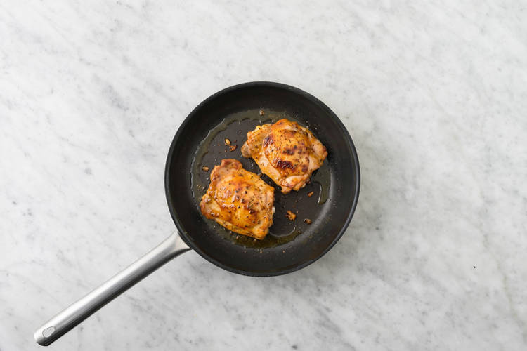 Cook the haloumi
