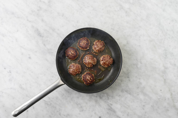 Cook the rissoles