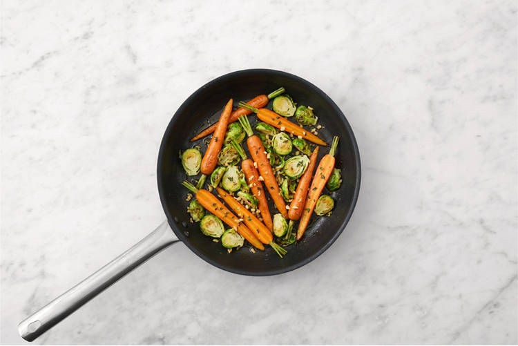 Cook the baby carrots