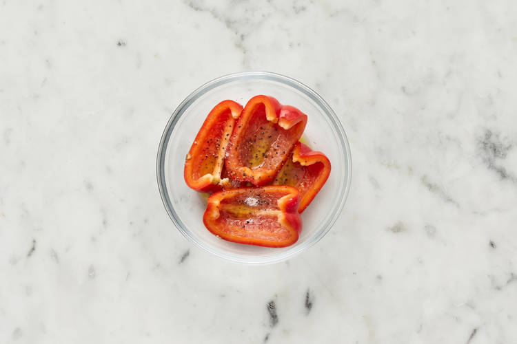 Roast peppers