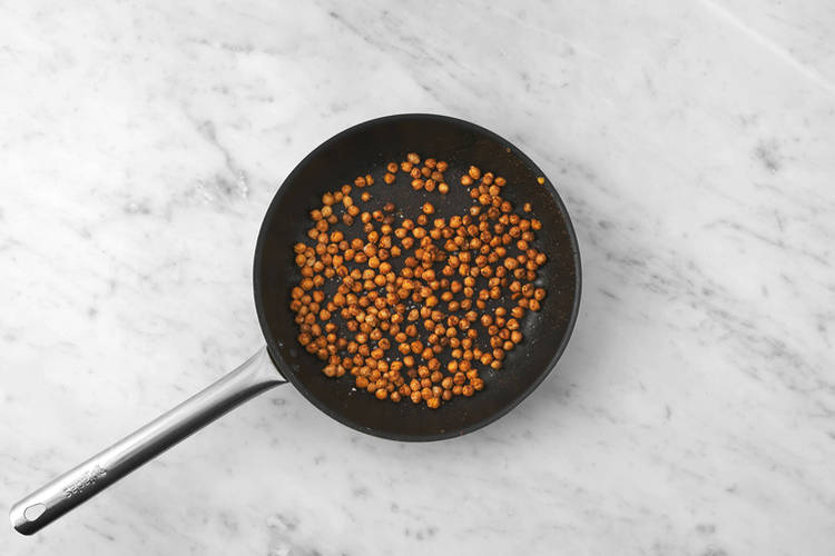 Cook the beef & chickpeas
