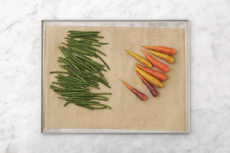 Roast the veggies