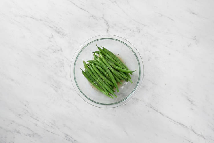 Steam the green beans