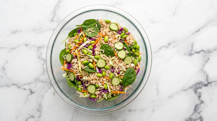 Warm Grains & Make Salad