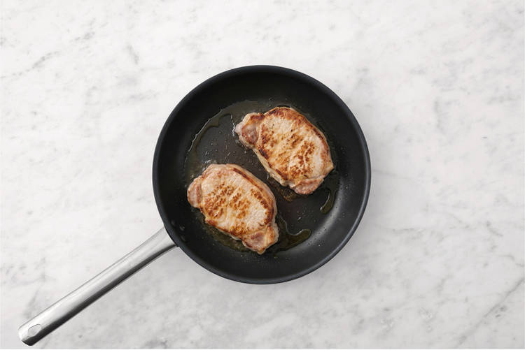 Cook the pork