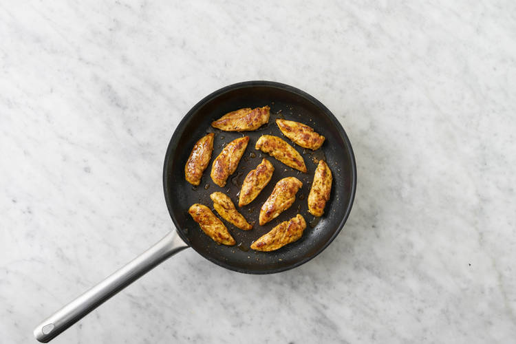 Cook the chicken