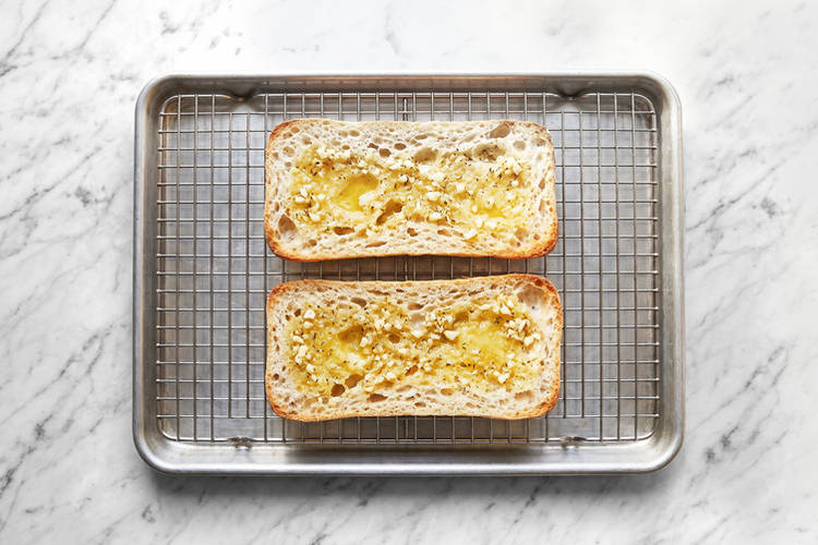 Make the garlic bread