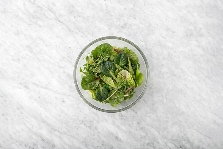 Dress the salad