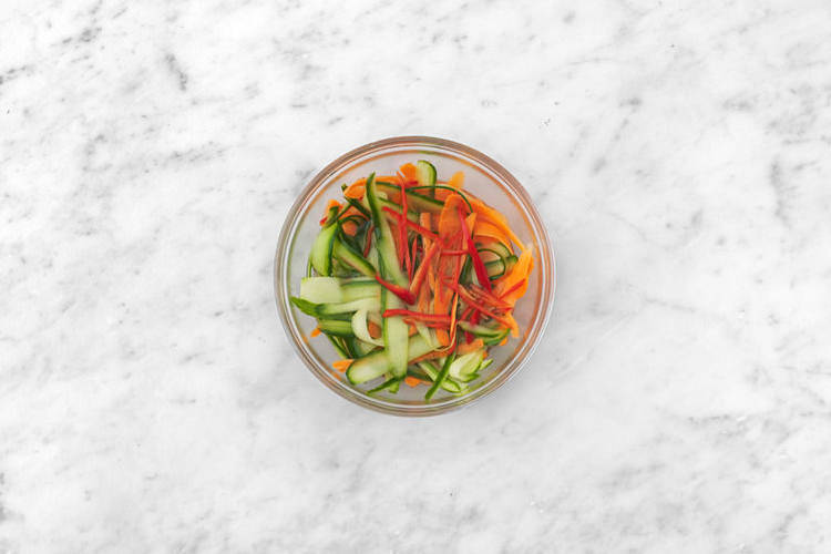 Pickle the veggies