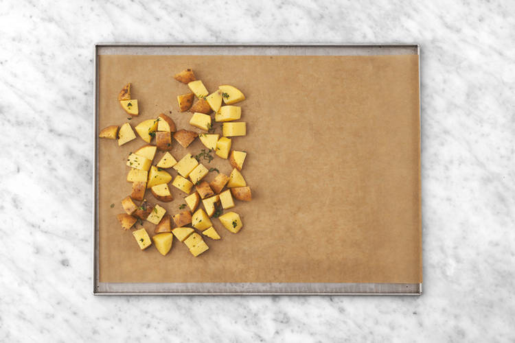 Flavour the potatoes