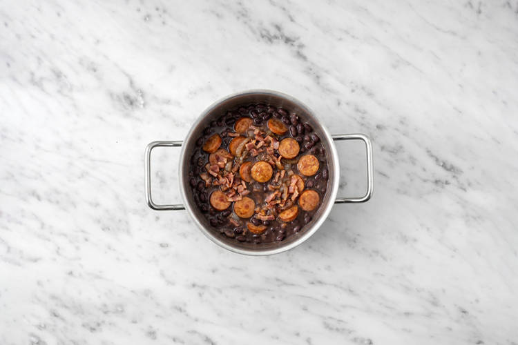 Cook the beans