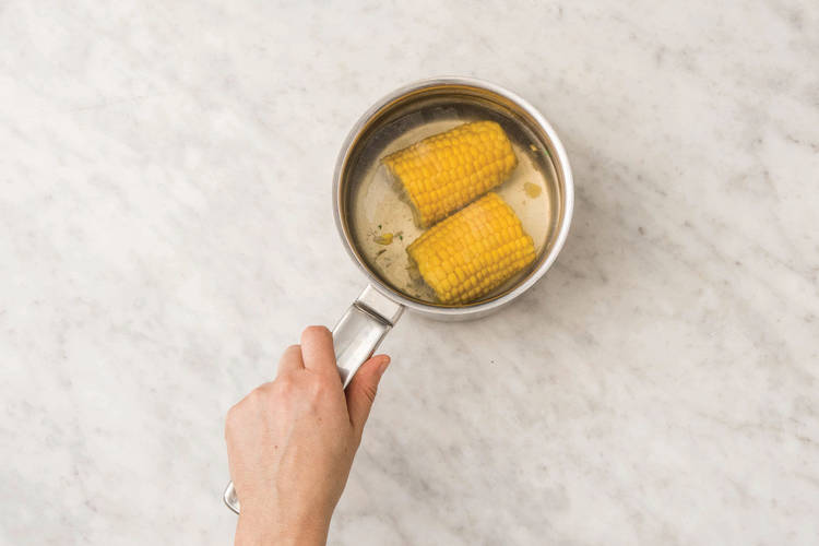 Cook the corn