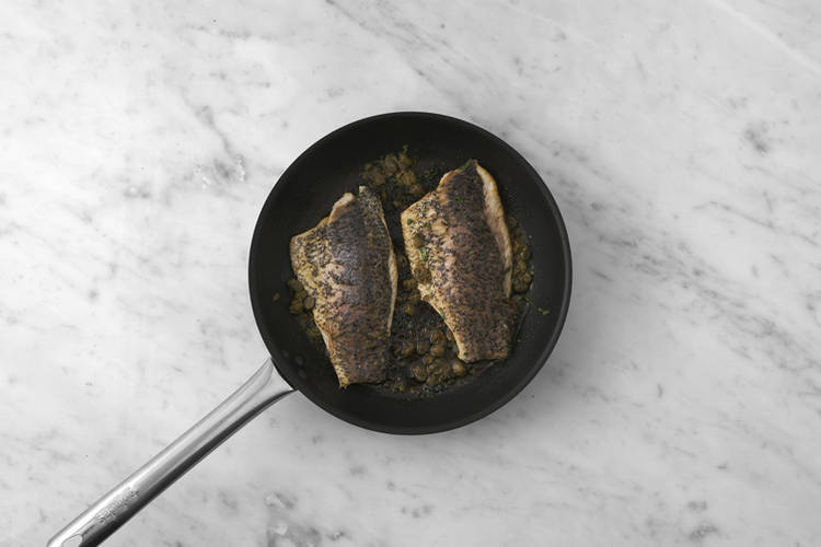 Cook the salmon