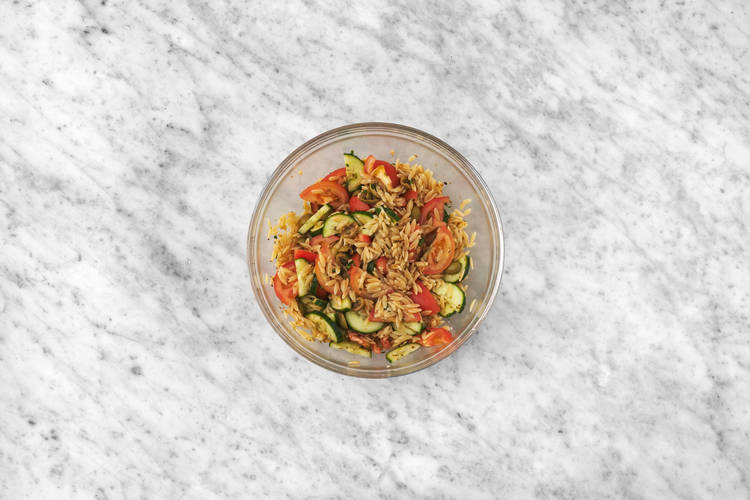 Salat fertigstellen