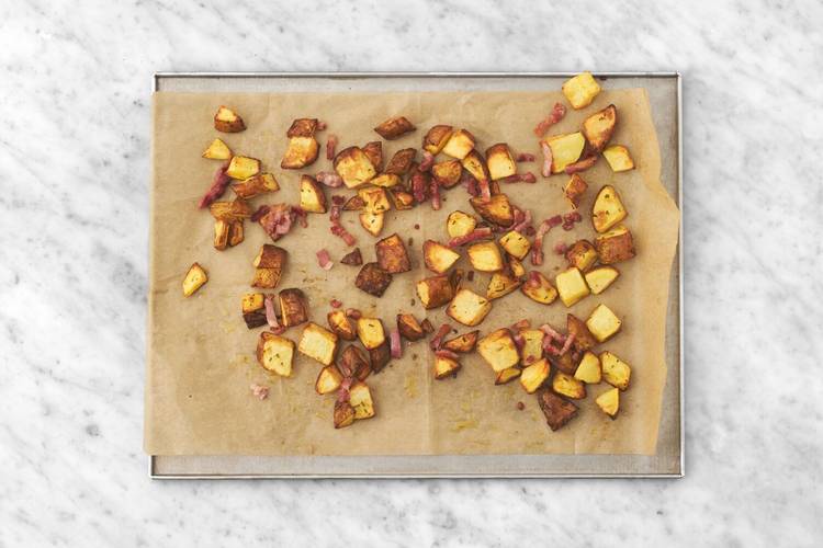 Kartoffeln rösten