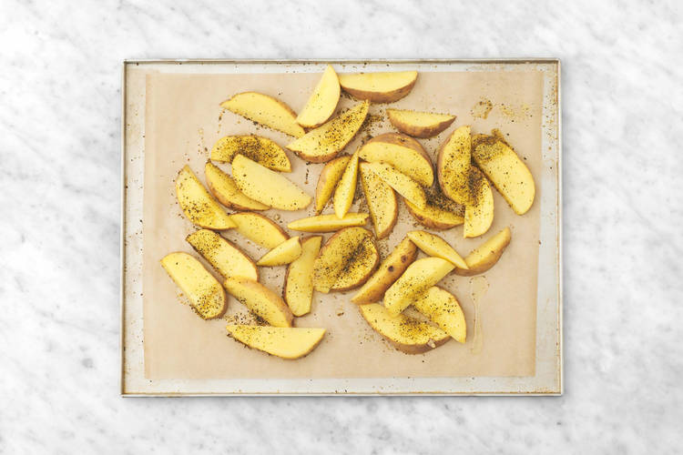 Kartoffeln rösten