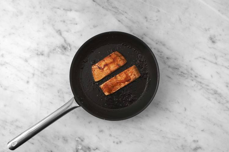 Lachs braten