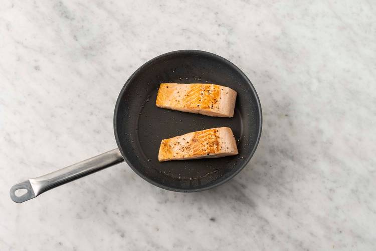Lachs braten