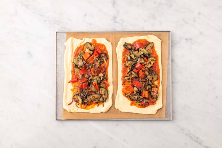 Pizza backen