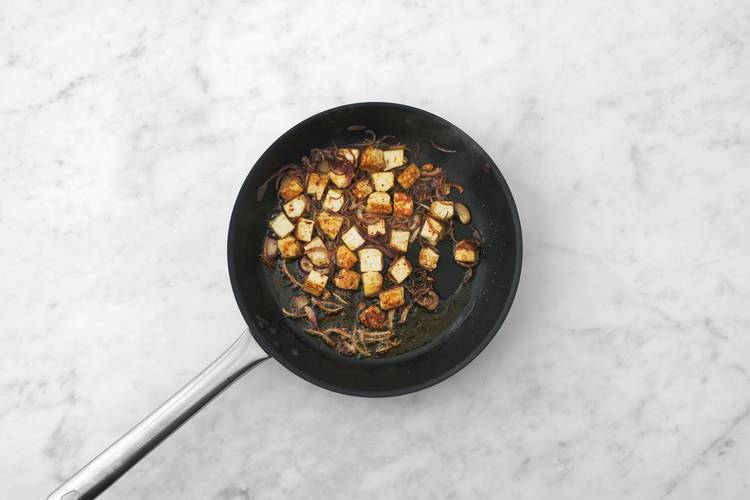 Halloumi anbraten