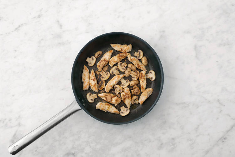Start the stir-fry