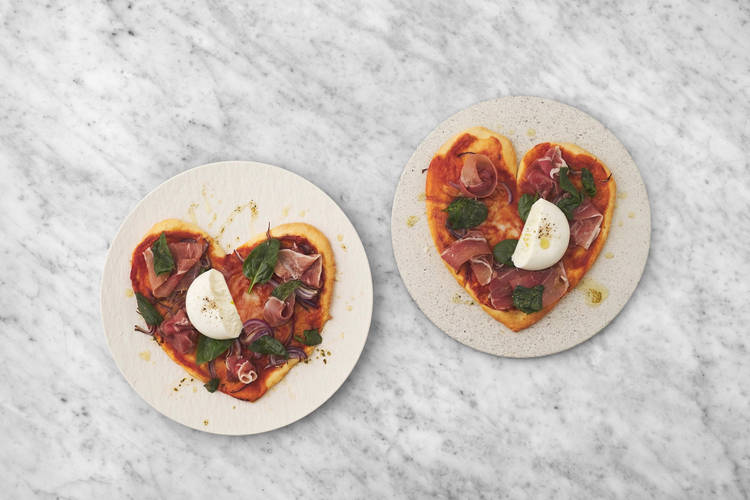 Pizza belegen