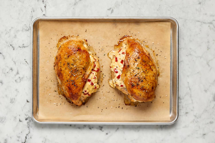 Sear and roast chicken