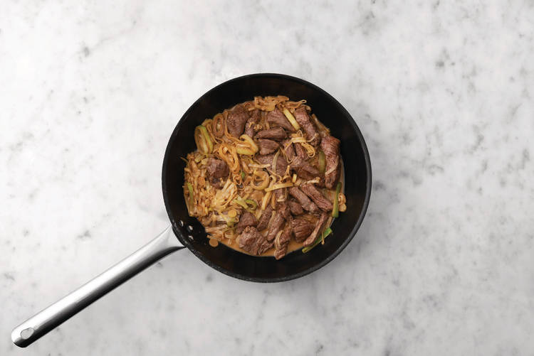 Cook the pork