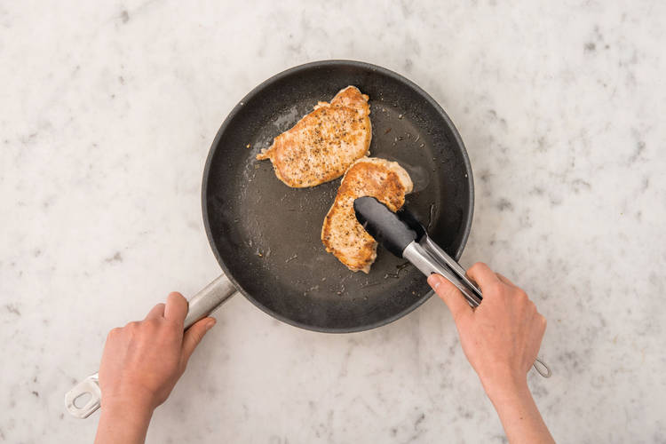 Cook the salmon