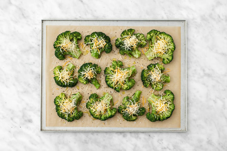 Roast the broccoli