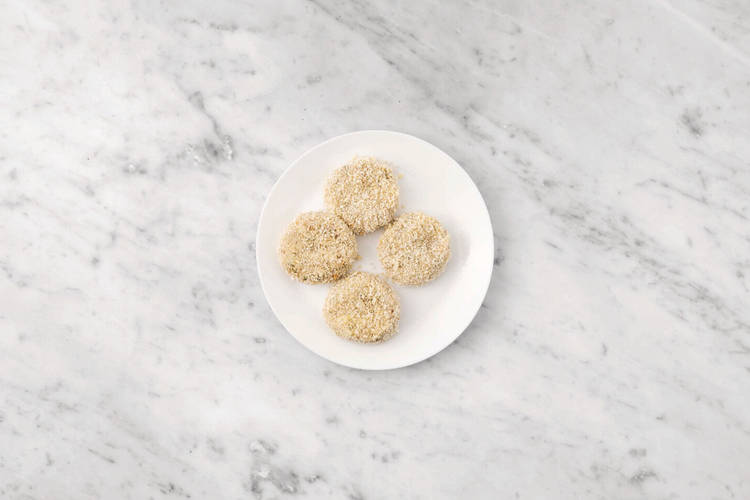 Make the tofu patties