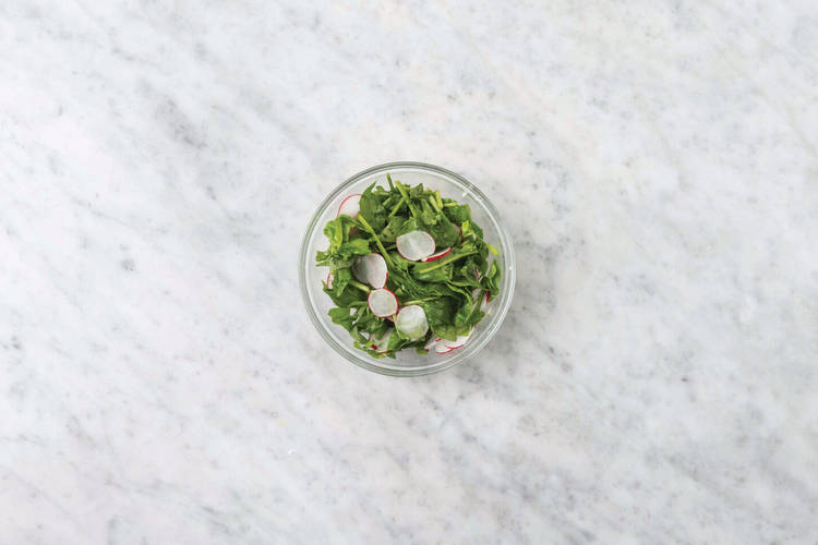Make the radish salsa
