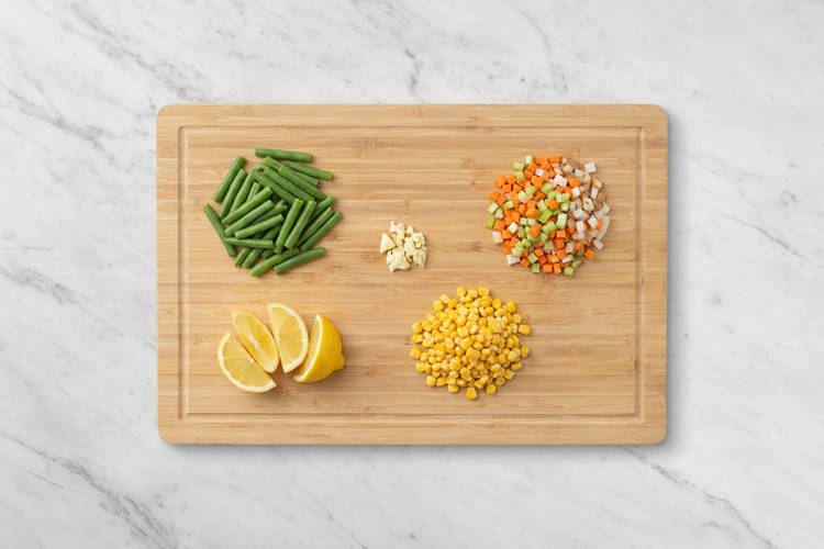 Get prepped & cook the veggies
