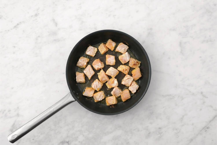 Cook the tofu