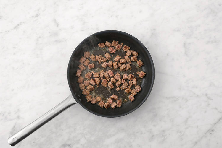 Cook the plant-based mince & tofu