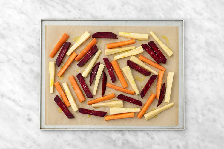 Bake the fries