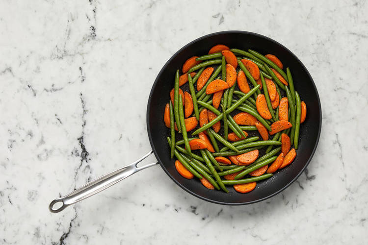 Cook the veggies