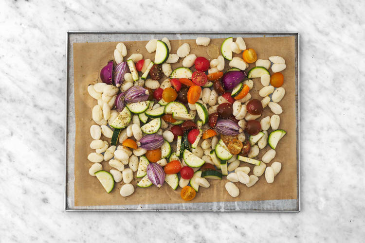 Traybake voorbereiden