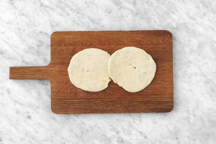 Paratha maken