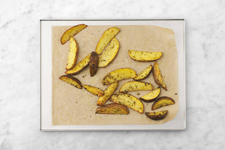 Aardappelpartjes bakken