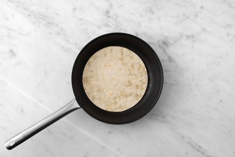 Tortilla's verwarmen