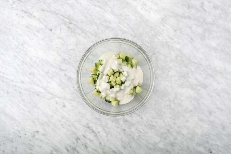 Make the Dressing and Raita