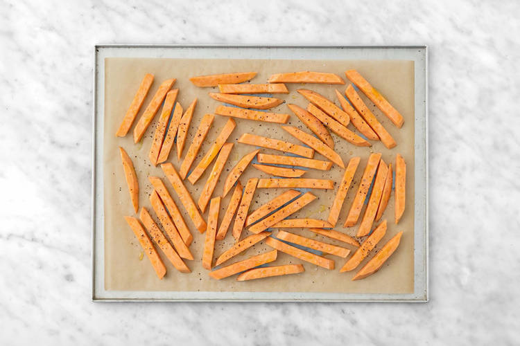Make the Sweet Potato Fries