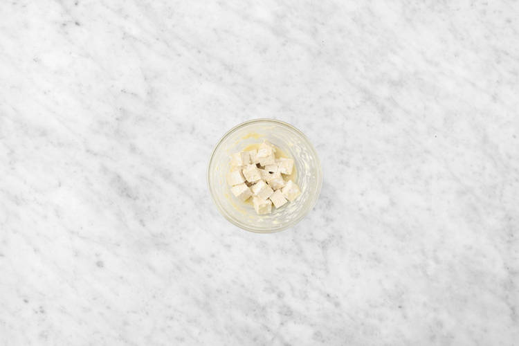 Coat the Tofu