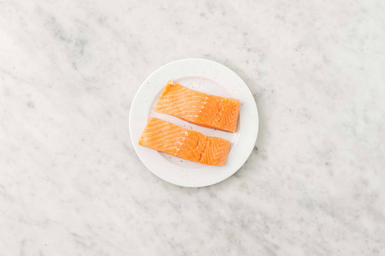 Prep the Salmon