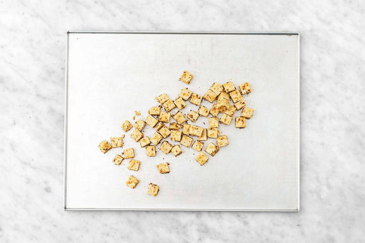 Préparer et rôtir le tofu