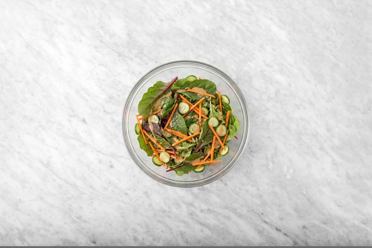 Assembler la salade